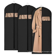 wholesale custom logo zipper foldable dust proof clothing cover suit storage bag travel garment bag